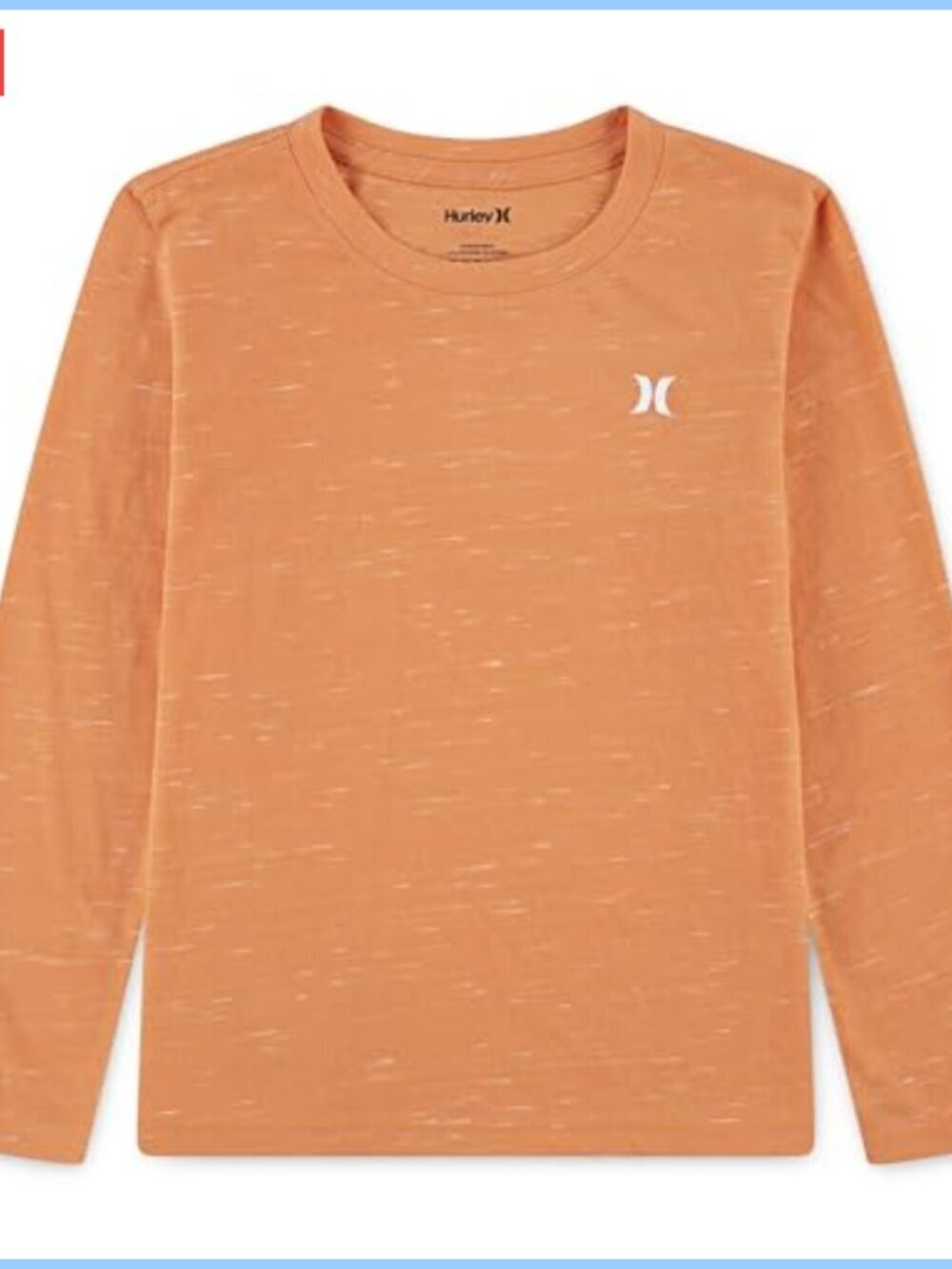 Boys' Long Sleeve Soft Cloud Slub Tee, Poly/Cotton Jersey, Tagless, Crew Neck,